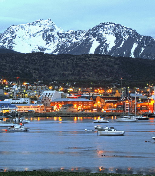 Llegada a Ushuaia, Argentina
